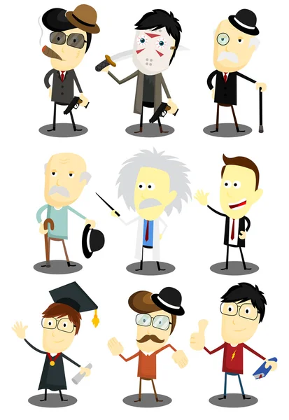 Character Vector Collection — Stock Vector