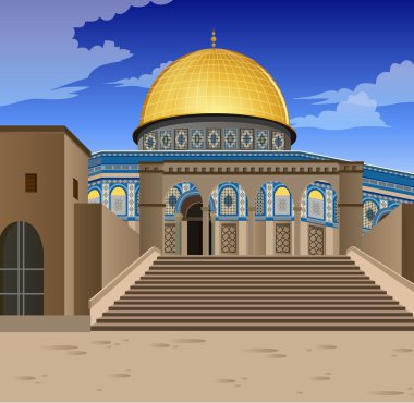 Dome of Rock vector Dome of Rock vector