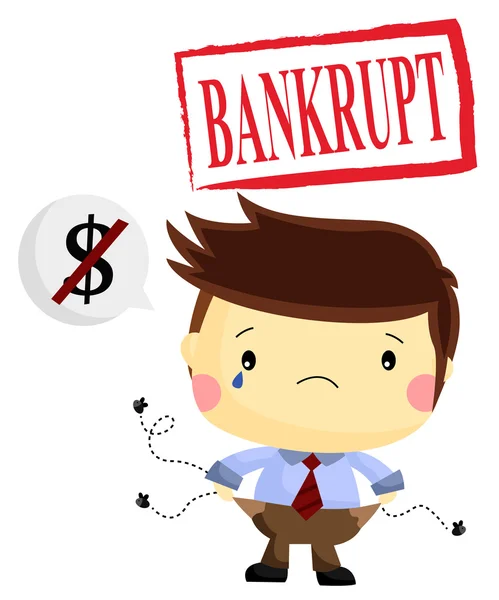 Bankrupt — Stock Vector