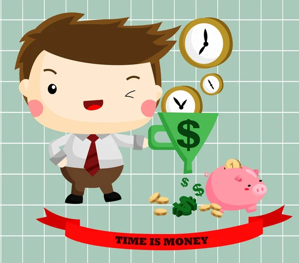 Time is Money — Stock Vector