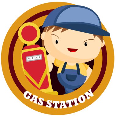 Benzin istasyonu Logo