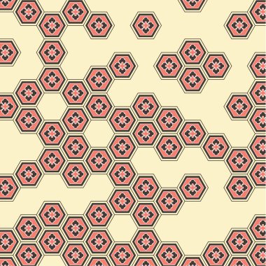 Altıgen desen arka plan