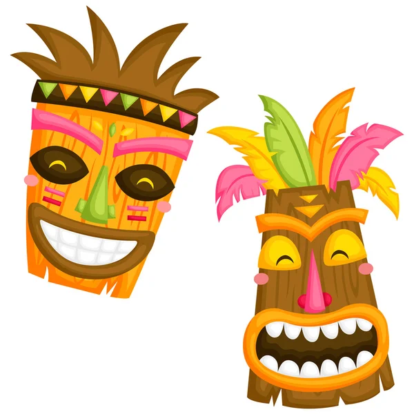 Luau Mask — Stock vektor