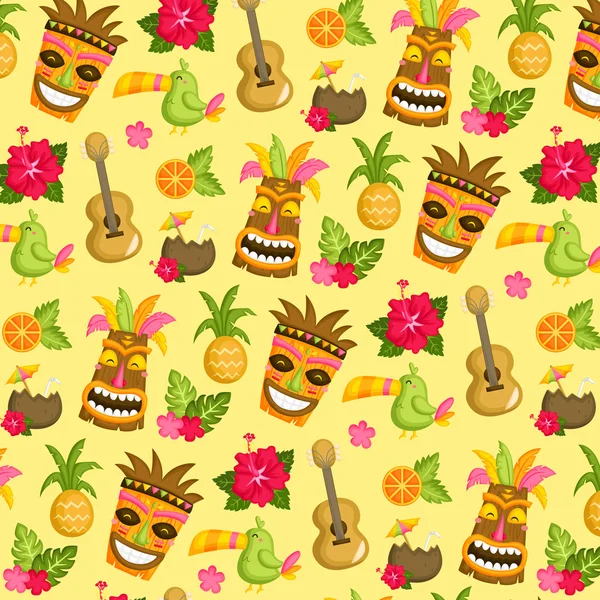 Hawaii Luau pozadí — Stockový vektor