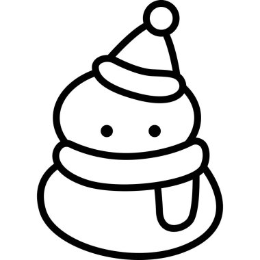 Basit bir kardan adamın vektörü