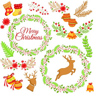 Sevimli Noel çelenk