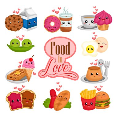 Food in Love clipart