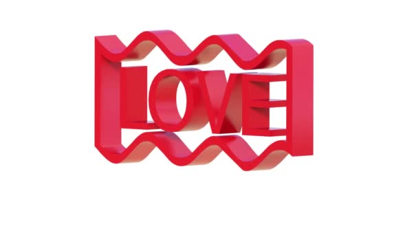 Animation Of Love Word D Render Stock Animation Of Love Word D Render Stock