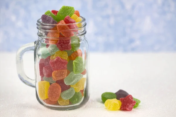Bonbons à la gelée de fruits colorés — Photo