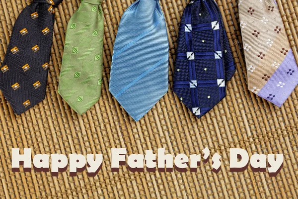 Kleurrijke set van banden. Father's day thema — Stockfoto