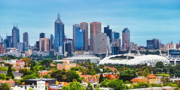 Melbourne Cbd High Rise Buildings Australia — Stock Photo, Image
