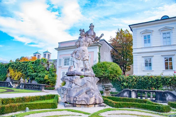 Каменная Статуя Саду Мирабель Зальцбурге Австрия Октября 2016 — стоковое фото
