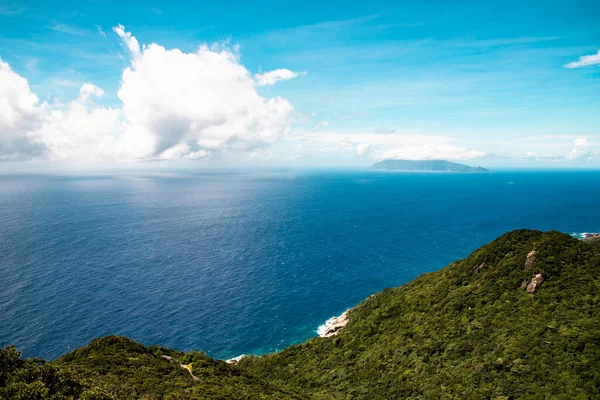 Güzel Yakushima Adası Kayalık Kıyı Yamaç Manzarası Kagoshima Bölgesi Japonya — Stok fotoğraf