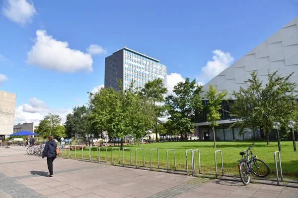 Uniwersytet Kilonii Oficjalnie Christian Albrecht University Kiel Jest Uniwersytetem Kilonii — Zdjęcie stockowe