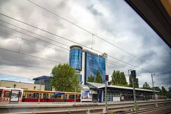 Stresow Egy Vasútállomás Spandau Kerületben Berlin Névadója Stresow Szomszédságában Keletre — Stock Fotó