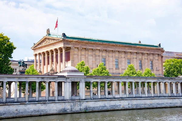 Façade Bâtiment Alte Nationalgalerie Qui Est Maison Origine Nationalgalerie Berlin — Photo