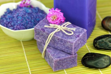 Spa tedavisi ayarı ile purple Tema