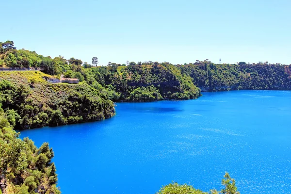 inanılmaz mavi göle mt gambier, Avustralya