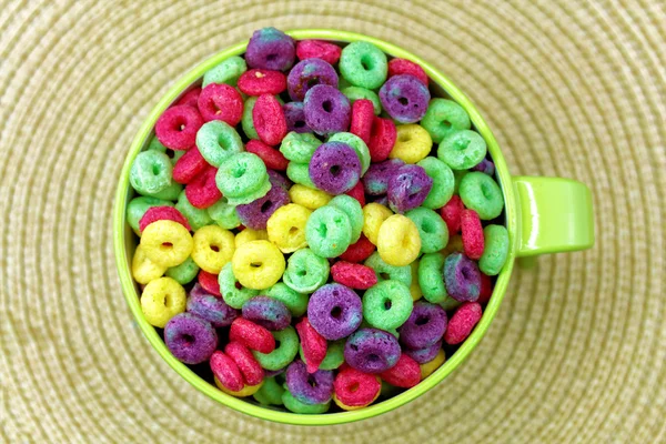 Colorful breakfast cereals — Stock Photo, Image