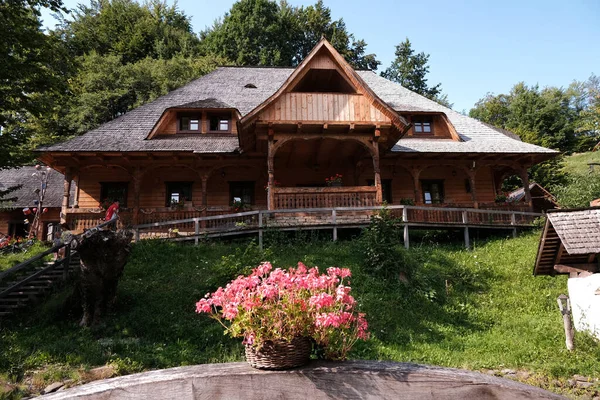 Mara Maramures Agosto 2020 Restaurante Trutas Estilo Rural Pastravaria Alex — Fotografia de Stock