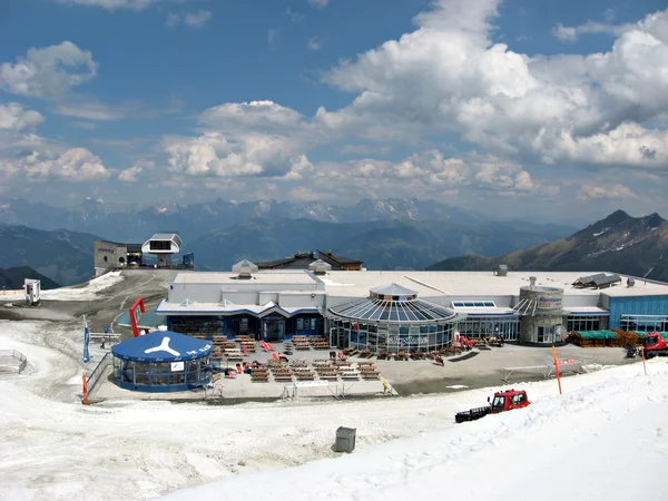 Sommar bergslandskap på Kitzsteinhornglaciären, Österrike — Stockfoto