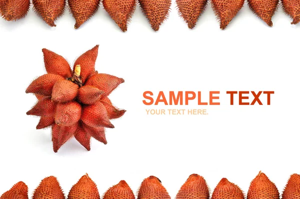 beyaz zemin üzerinde meyve çerçeve