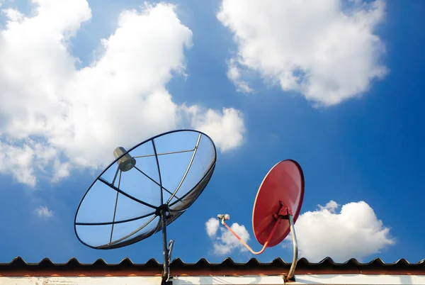 Satellite dishes — Stock Photo, Image