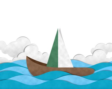 deniz üzerinde tekne 