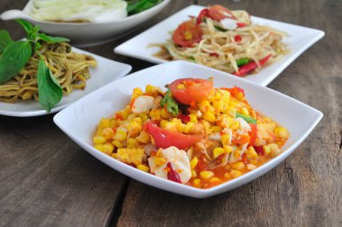 Baharatlı Tayland gıda