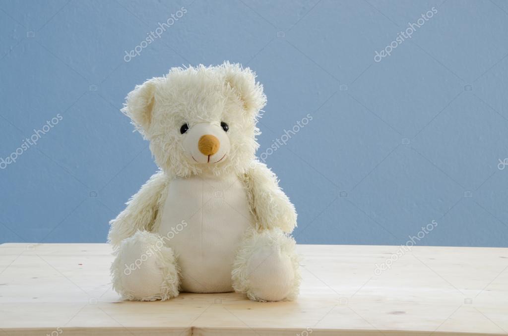 white bear doll
