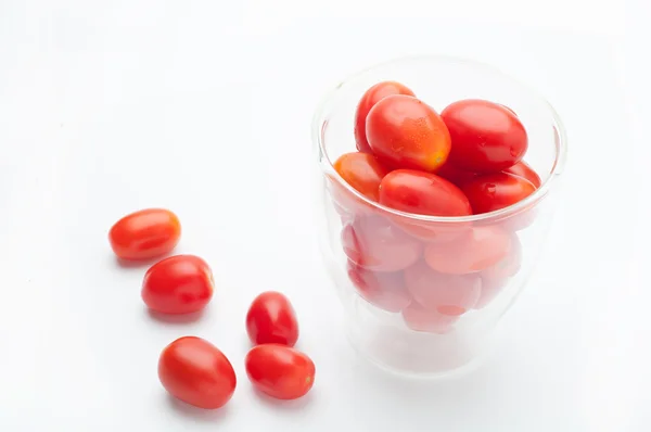 Group of Small red tomatoes. — Stock Photo, Image