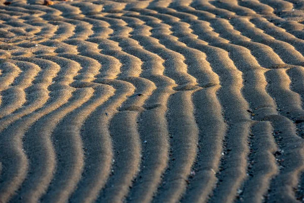 Beach Sand Low Tide Sunset — Stock Photo, Image