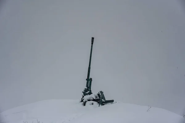 mountain cannon to call snow from the mountain