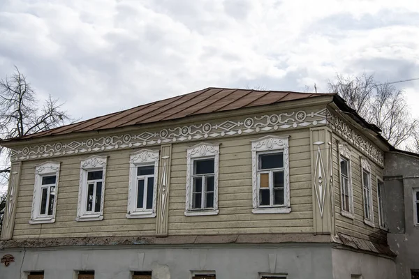 Oude Stadsgebouwen Het Centrum Van Zaraysk — Stockfoto