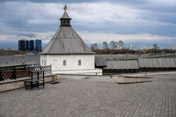 panoramic view of the architectural masterpieces of the old Kremlin in Kazan