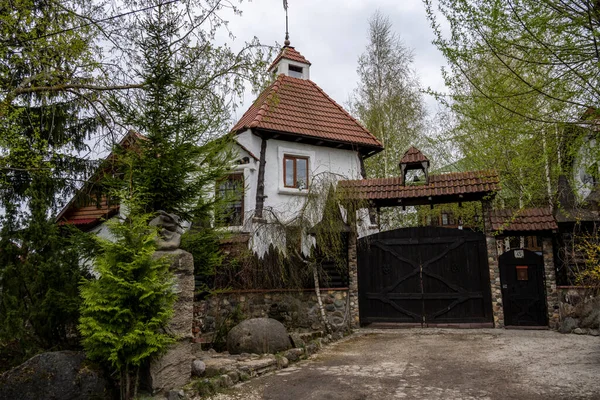 Панорамний Вид Кремлівських Церков Старих Будинків Суздалі — стокове фото