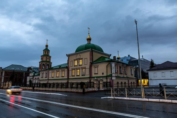 Stadtansichten Der Alten Kreml Kirchen Und Des Klosters Kasan Bei — Stockfoto