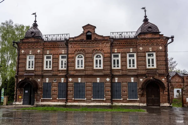 Widok Miasto Starej Części Miasta Gorokhovets Podczas Deszczu — Zdjęcie stockowe