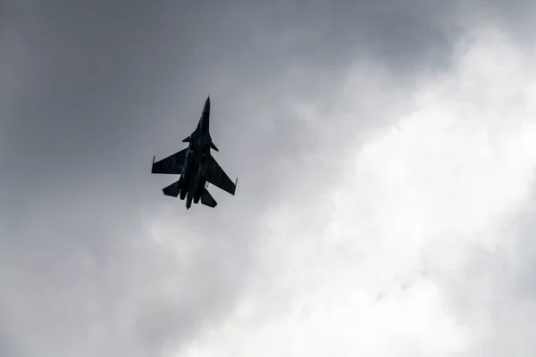 Vuelos Demostración Tecnología Aeronáutica Súper Moderna Salón Aeroespacial Zhukovsky Maks —  Fotos de Stock