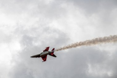 Modern savaş uçaklarının Zhukovsky 'deki MAKS-21 uzay gösterisindeki gösteri uçuşları 07 / 24 / 2021