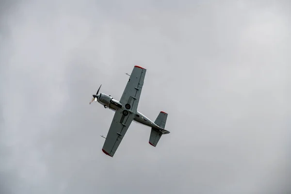 Demonstratievluchten Van Prachtige Sportvliegtuigen Maks Lucht Ruimtevaartsalon Zhukovsky 2021 — Stockfoto