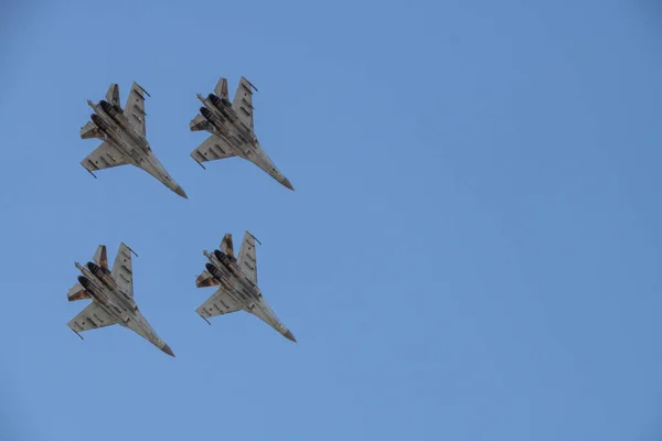 Temmuz 2021 Zhukovsky Deki Maks Uzay Gösterisinde Modern Savaş Uçaklarının — Stok fotoğraf