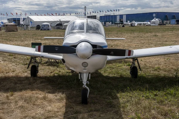 fragments of large new aircraft at the Max-21 aerospace salon in Zhukovsky on July 24, 2021