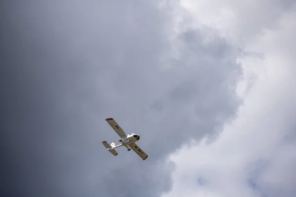 demonstration flights of modern training and sports aircraft at the Max-21 aerospace salon in Zhukovsky