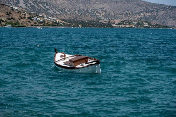 Landscape Overlooking Sea Crete — Stock Photo, Image