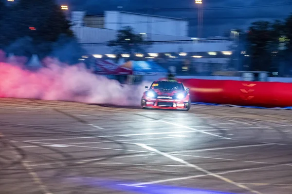 Eylül Moskova Luzhniki Düzenlenen Dünya Ekstrem Sporlar Şampiyonası Drift — Stok fotoğraf