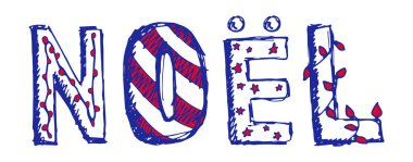 Doodle Noel Mektubu, Fransız Noel Kelimesi