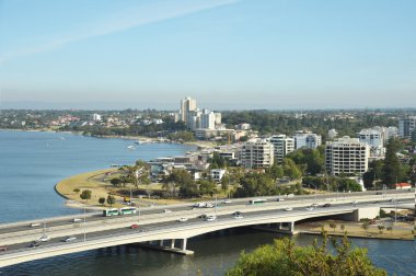 Batı Avustralya'nın perth sermayenin Viiew.