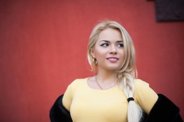 Yakın portre kadar güzel genç kız