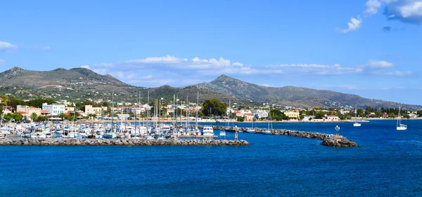 Vista Mare Sull Isola Egina Grecia — Foto Stock